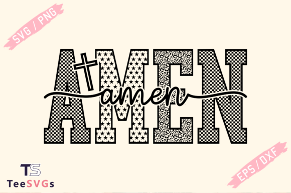 Amen Svg Christian Bible Verse Graphics for T-Shirt Designs