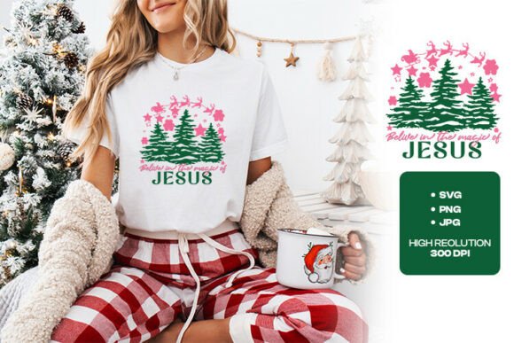 Believe in the Magic of Jesus SVG Art XL