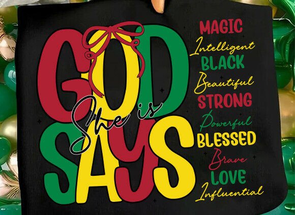 Black History Month Png Christian Graphics for T-Shirt Designs