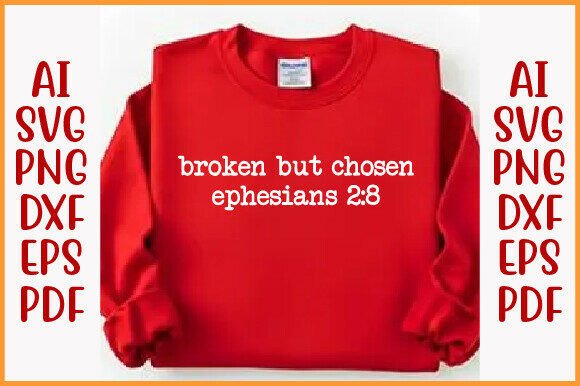 Broken but Chosen Trendy Christian PNG: A Designer's Review