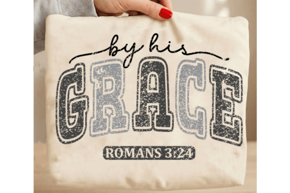 By His Grace Christian SVG