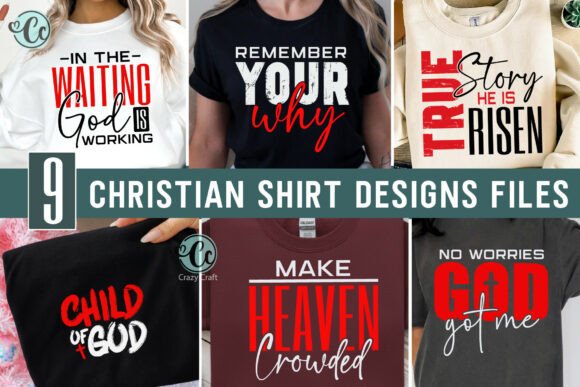 Christian Graphics for T-Shirt Designs and Branding