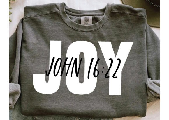 Christian Joy John 16:22 Graphics & T-Shirt Designs