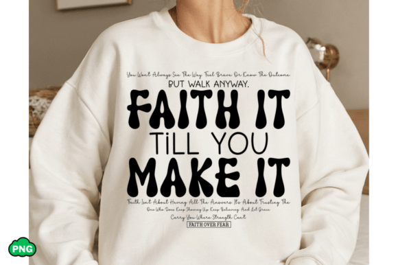 Faith over Fear Christian SVG & T-Shirt Graphics Review