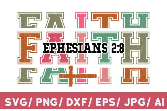 Faith SVG Design for T-Shirt Graphics and Craft Projects