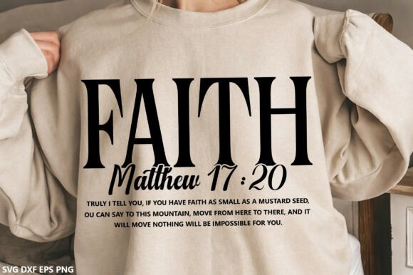 Faith SVG Graphics for T-Shirt Designs