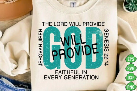 God Will Provide SVG PNG: An Embroidery Designer's Take