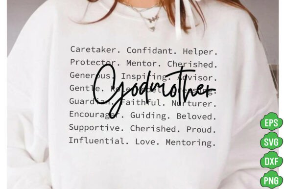 Godmother Words Graphics for T-Shirt Designs & Branding