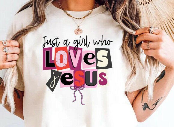Loves Jesus PNG Graphics Review for T-Shirt Designs
