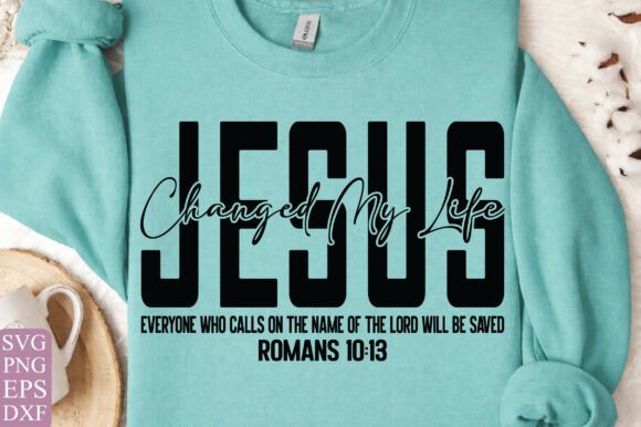 Men s Christian T-Shirt Jesus Changed Graphics